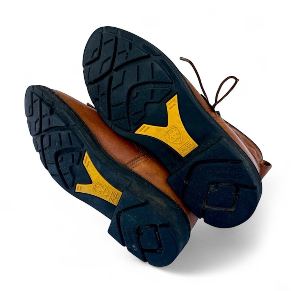 Ariat Brown Leather Heritage Boots - Picture 7 of 7
